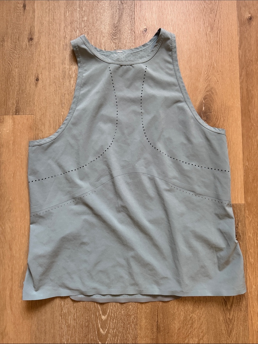 Lululemon Find Your Pace Tank in the color Blue Cast.